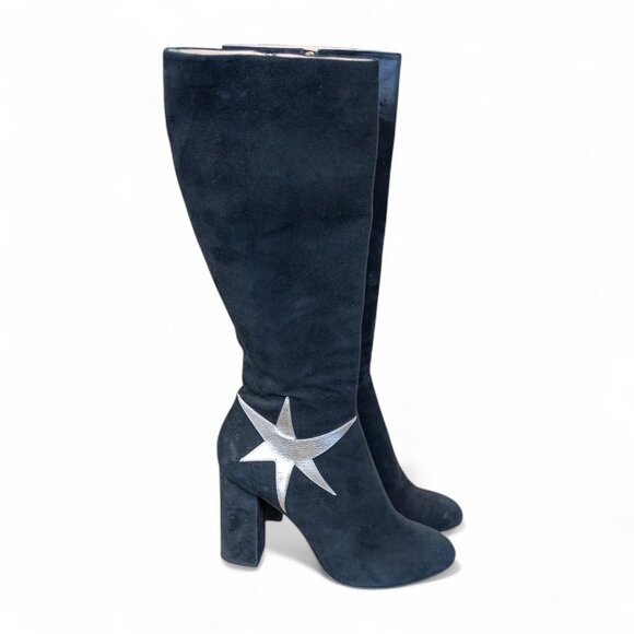 Charlotte Olympia ‘Barbara Star’ Suede Knee High Boots — Size 39 / 8.5 - Picture 3 of 14